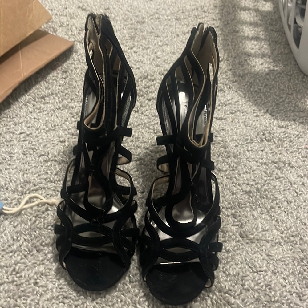 Coach black heel